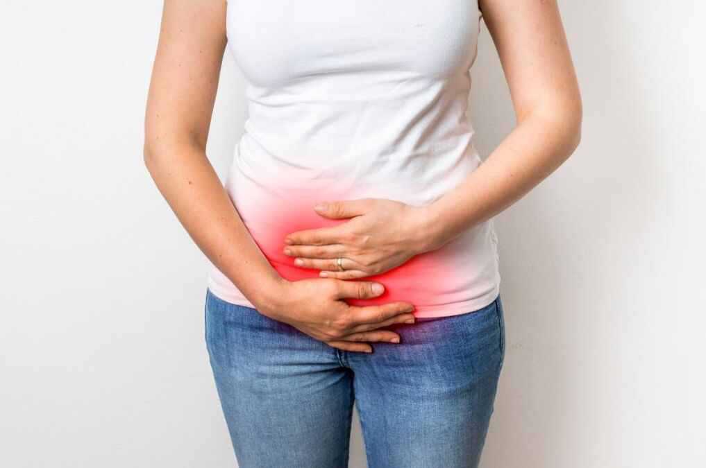 Cystitis lower abdominal pain